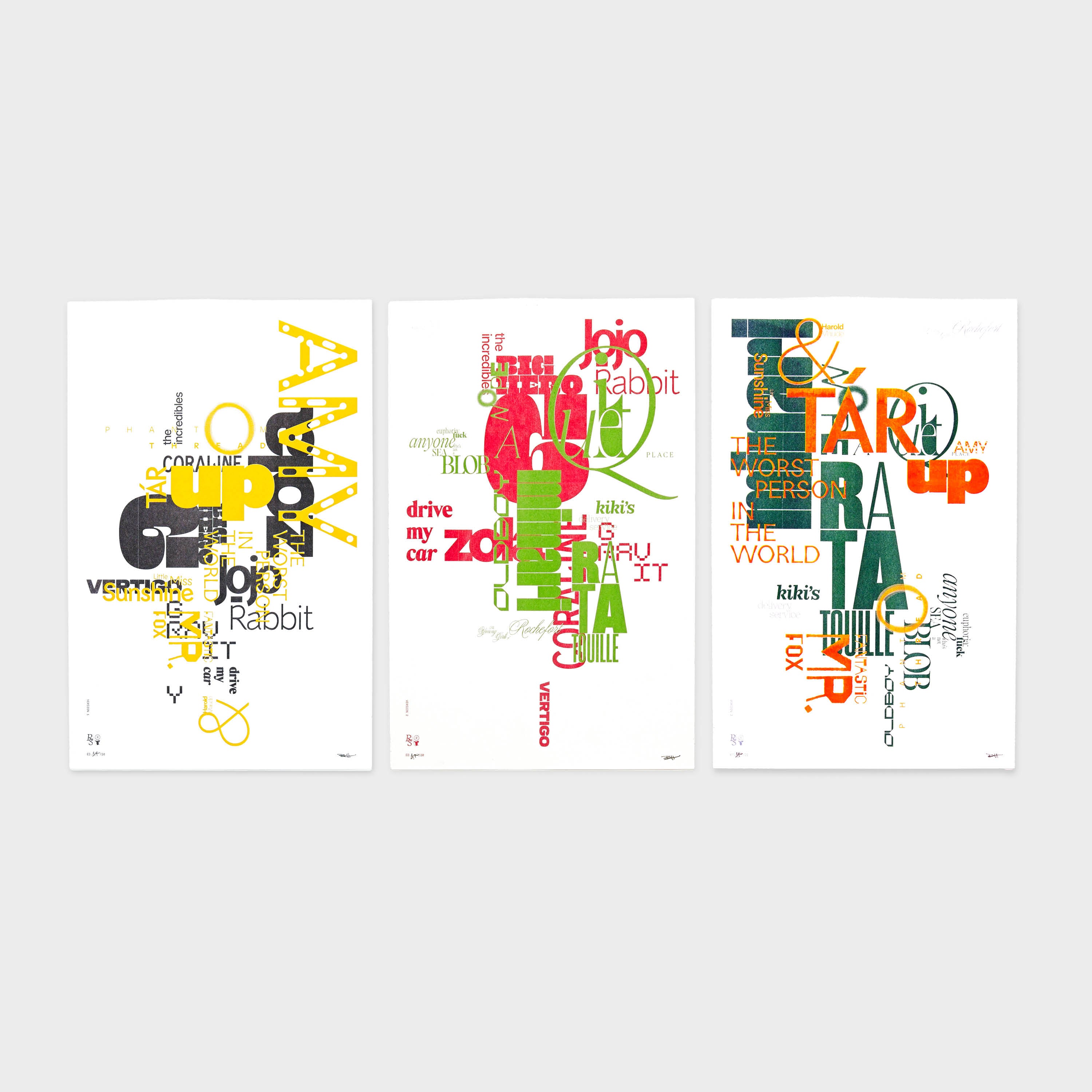 *PRE-ORDER* Project 03: The One About Type (Poster Series)