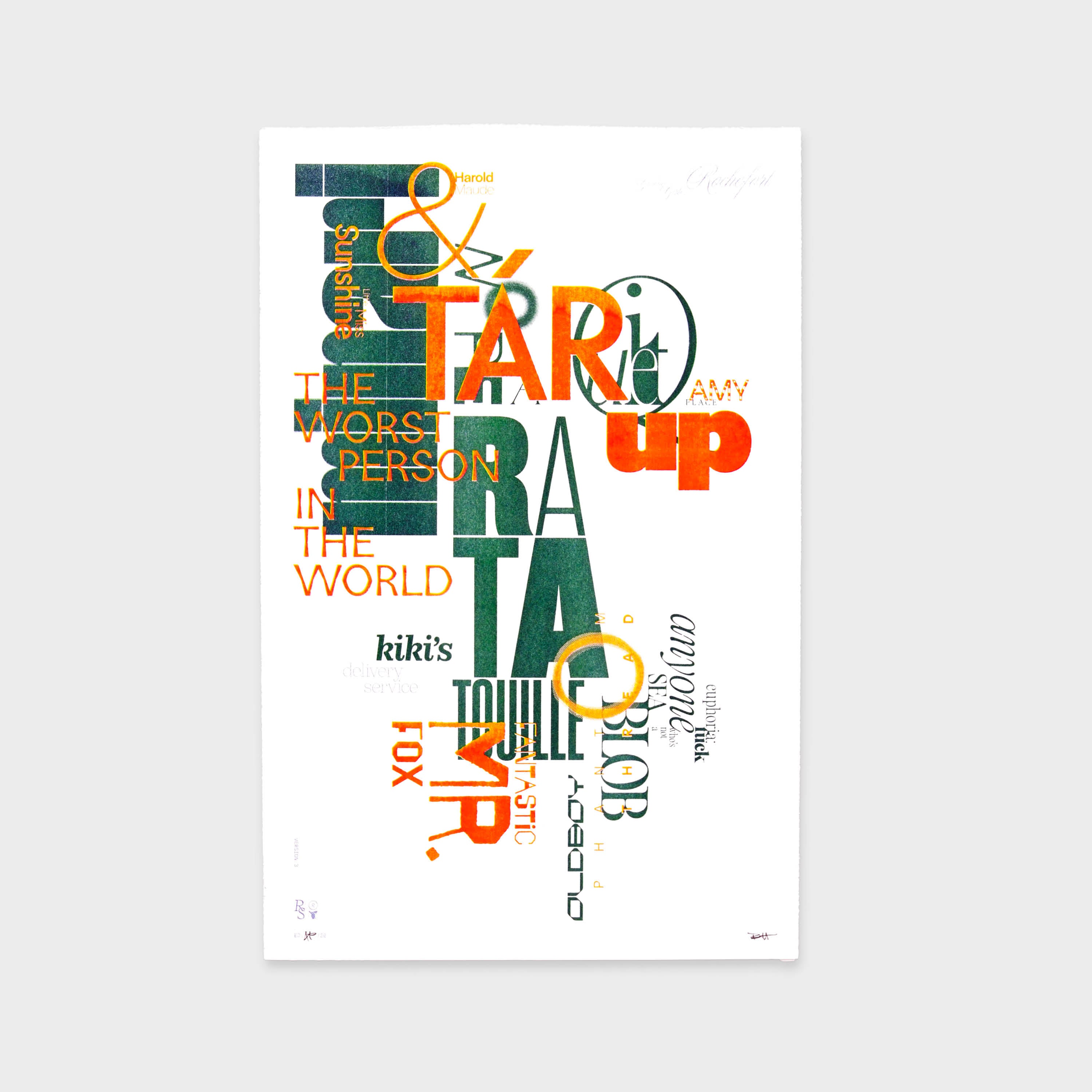 *PRE-ORDER* Project 03: The One About Type (Poster Series)