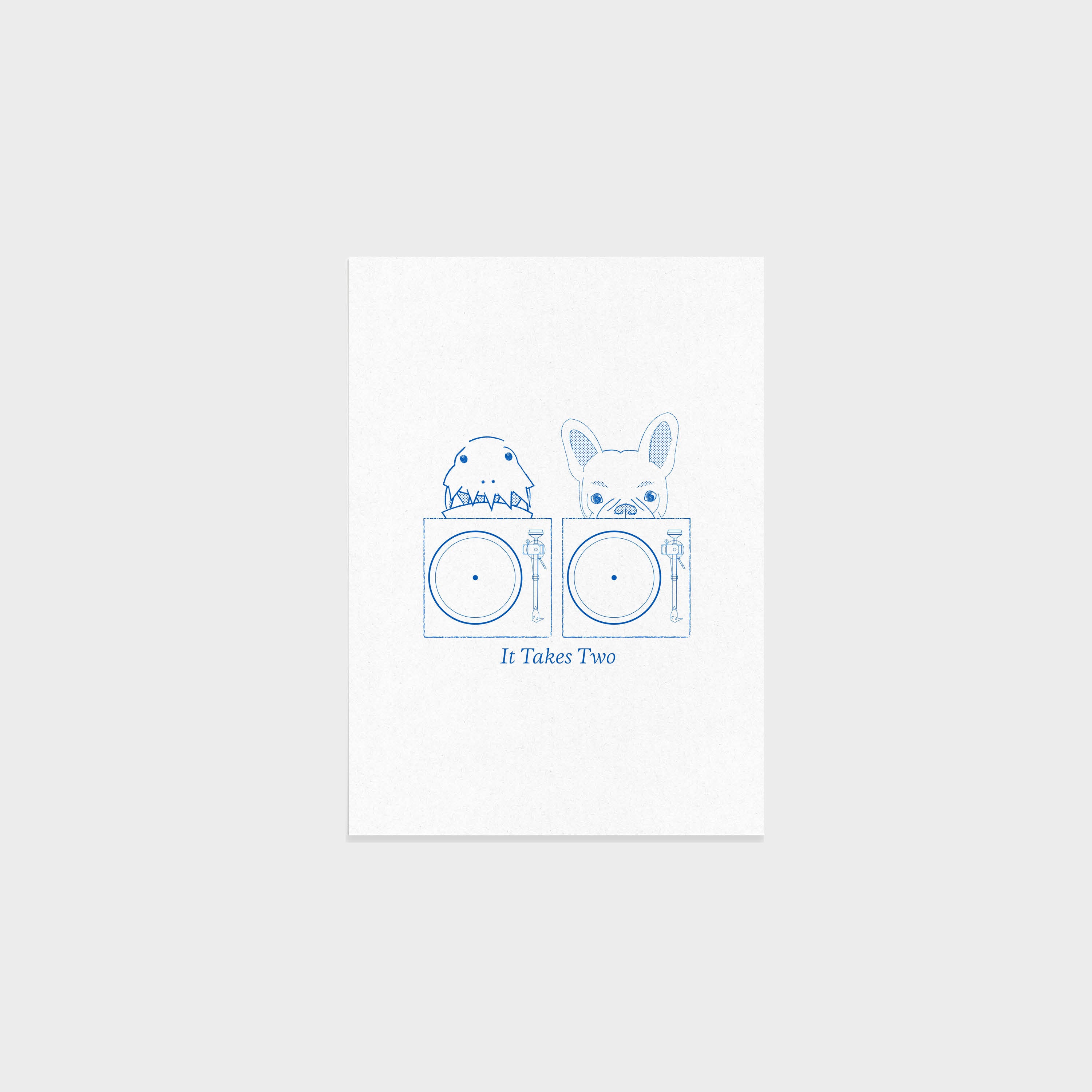 It Takes Two Greeting Card